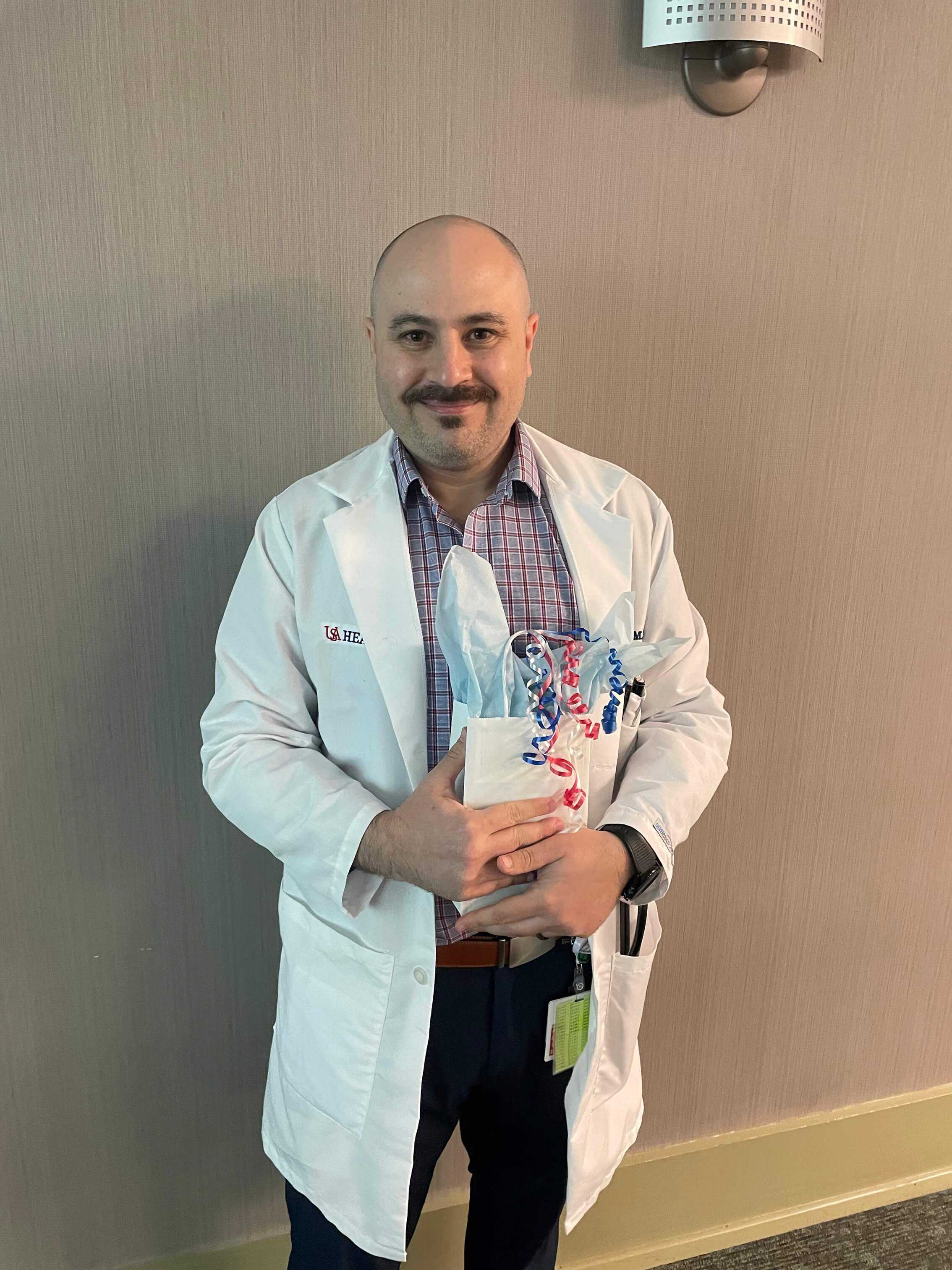 David Marks, M.D., an internal medicine resident, was named a Cheers for Peers winner at University Hospital.