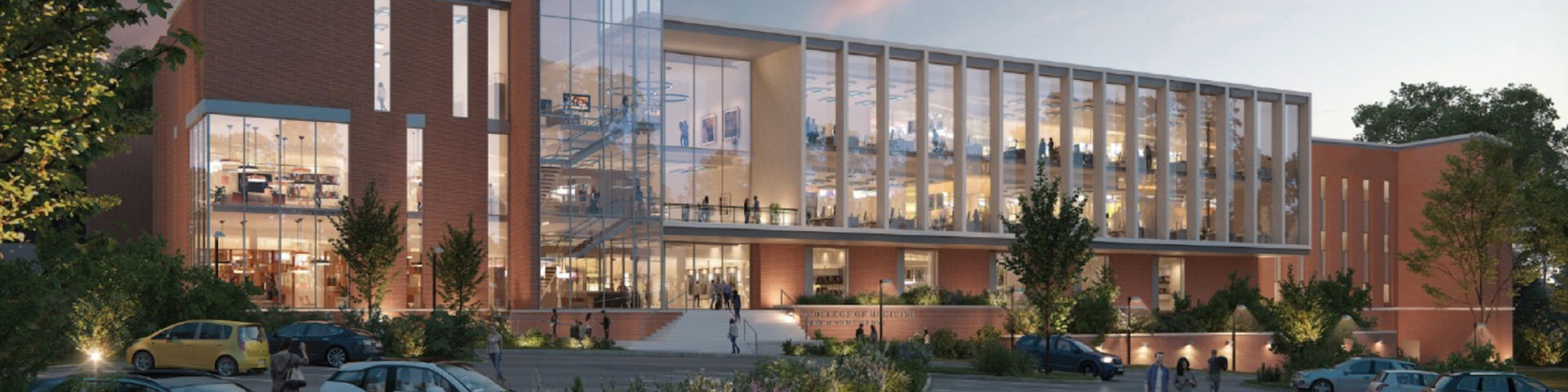 A rendering of the USA College of Medicine expansion and renovation