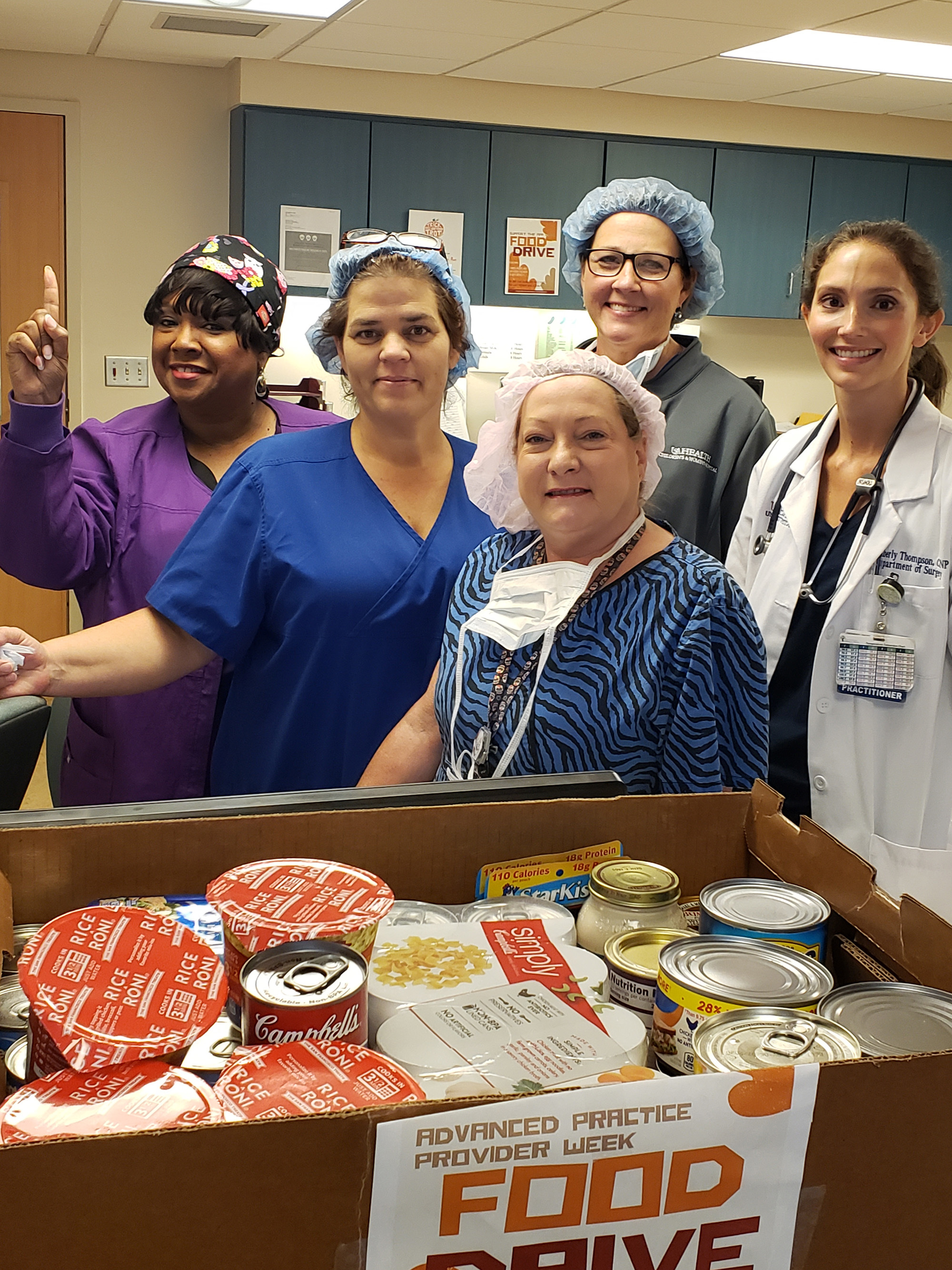 USA Health Advanced Practice Providers Food Drive USA Health Advanced Practice Providers Food Drive